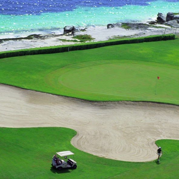 Disfrutar de un juego de golf